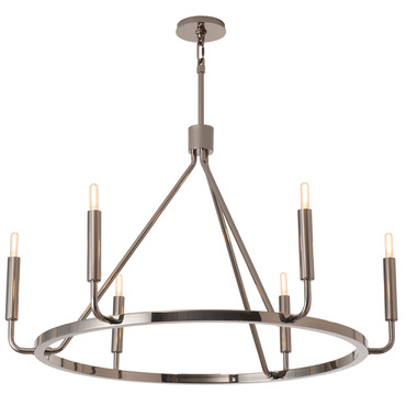 Mavisten Edition Carbonia Chandelier | Robert Abbey at Lightology Mavisten Edition Carbonia Chandelier