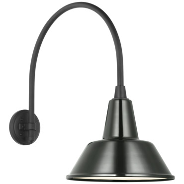 Academy Outdoor Arched Mack Bowers Shade Wall Light