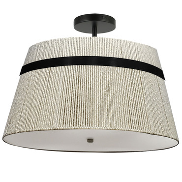 Sylvie Semi Flush Mount | Dainolite at Lightology Sylvie Semi Flush Mount