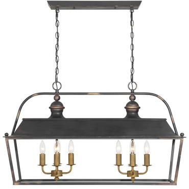 Christoff Linear Pendant | Golden Lighting at Lightology Christoff Linear Pendant