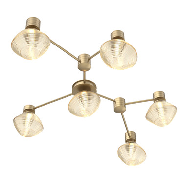 Mesa Hub & Spoke Linear Ceiling Light / Wall Sconce