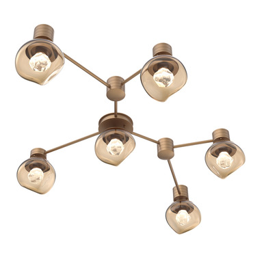 Luna Hub & Spoke Linear Ceiling Light / Wall Sconce | Hammerton Studio at Lightology Luna Hub & Spoke Linear Ceiling Light / Wall Sconce