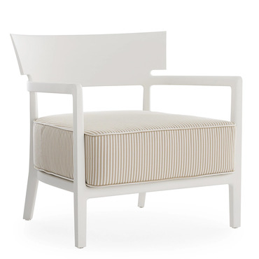 Cara Matte Outdoor Armchair | Kartell at Lightology Cara Matte Outdoor Armchair