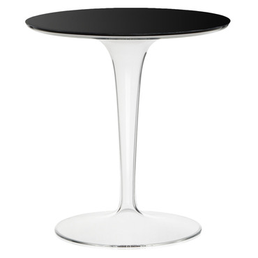 Tip Top Glass Top Table | Kartell at Lightology Tip Top Glass Top Table