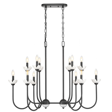 Allistair Linear Chandelier | Z-Lite at Lightology Allistair Linear Chandelier