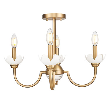 Allistair Semi Flush Ceiling Light | Z-Lite at Lightology Allistair Semi Flush Ceiling Light