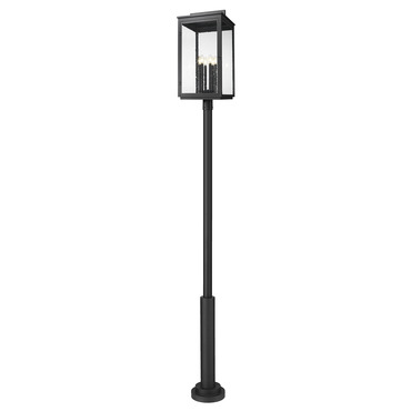 Hartwell Outdoor Post Light with Round Post