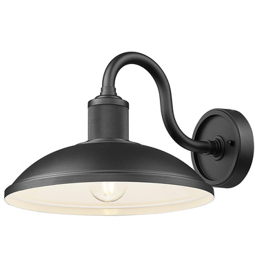 RLM Gooseneck Outdoor Wall Light | Z-Lite at Lightology RLM Gooseneck Outdoor Wall Light