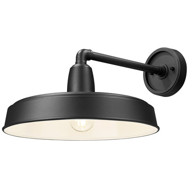 RLM Straight Arm Outdoor Wall Light | Z-Lite at Lightology RLM Straight Arm Outdoor Wall Light