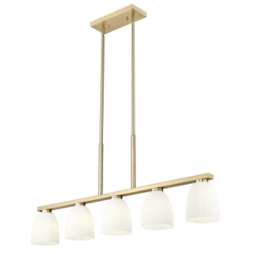 Naya Linear Chandelier | Z-Lite at Lightology Naya Linear Chandelier