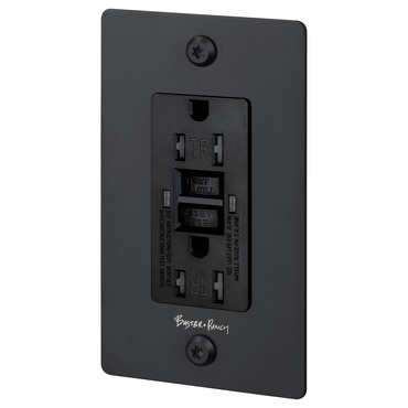 Buster + Punch Linear GFCI Duplex Outlet | Buster + Punch at Lightology Buster + Punch Linear GFCI Duplex Outlet