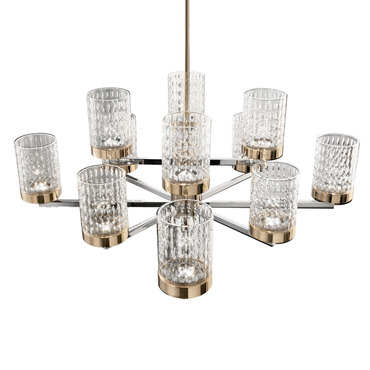 Quarzo Chandelier | Italamp at Lightology Quarzo Chandelier