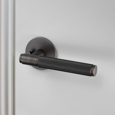 Conventional Cross Pattern Lever Door Handle Set - Overstock | Buster + Punch at Lightology Conventional Cross Pattern Lever Door Handle Set - Overstock