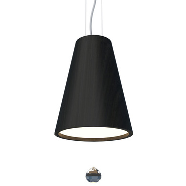 Conical Small Pendant with Crystal