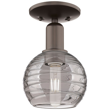Athens Arcadia Deco Swirl Semi Flush