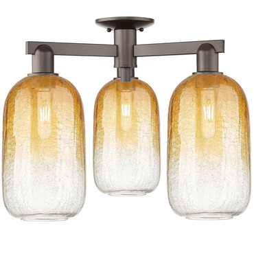 Brookhaven Cloche Triple Semi Flush Ceiling Light