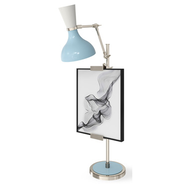 Clare Easel Table Lamp | Robert Abbey at Lightology Clare Easel Table Lamp
