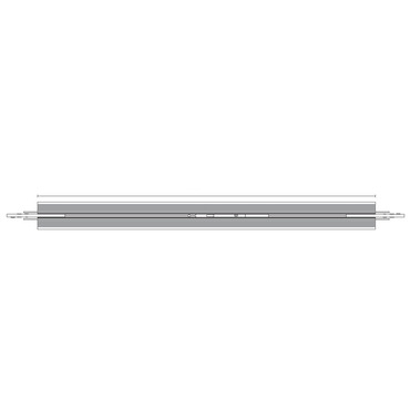 MicroTrack Recessed Single Center Power Feed