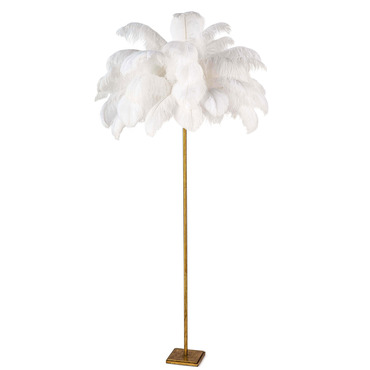 Josephine Feather Floor Lamp - Floor Model