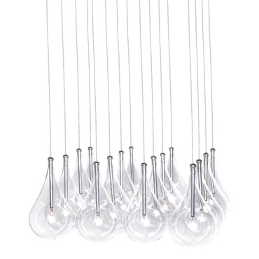 Larmes Square Suspension - Floor Model | Et2 at Lightology Larmes Square Suspension - Floor Model