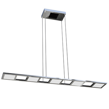 Quadra Down Light Linear Suspension - Floor Model | Blackjack Lighting at Lightology Quadra Down Light Linear Suspension - Floor Model