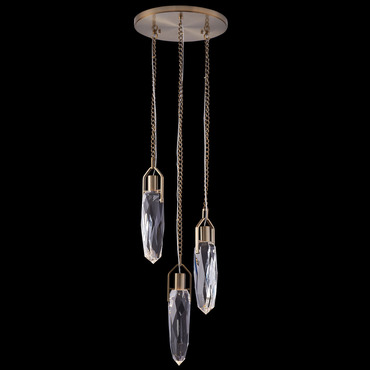 Diamante Multi Drop Pendant | Allegri at Lightology Diamante Multi Drop Pendant