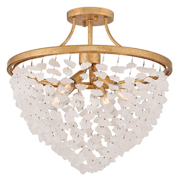 Myra Semi Flush Ceiling Light | Fredrick Ramond at Lightology Myra Semi Flush Ceiling Light