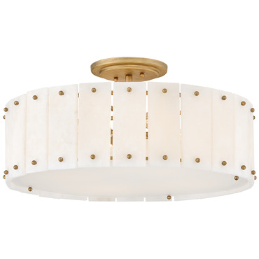 Simone Semi Flush Ceiling Light | Fredrick Ramond at Lightology Simone Semi Flush Ceiling Light