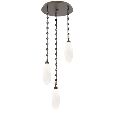 Fiori Rectangular Chain Multi Light Pendant
