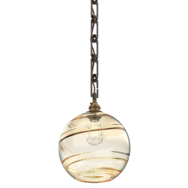 Terra Rectangular Chain Pendant | Hammerton Studio at Lightology Terra Rectangular Chain Pendant