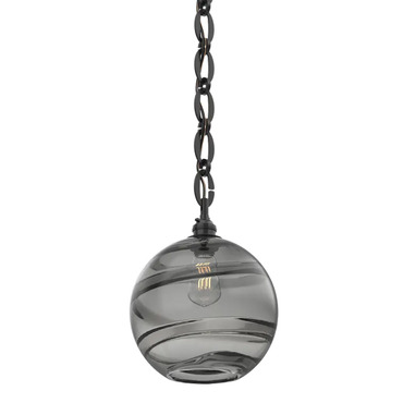 Terra Oval Chain Pendant | Hammerton Studio at Lightology Terra Oval Chain Pendant