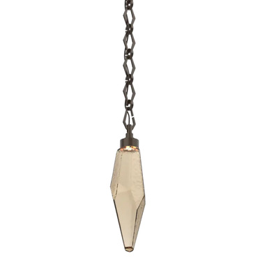 Rock Crystal Diamond Chain Pendant | Hammerton Studio at Lightology Rock Crystal Diamond Chain Pendant