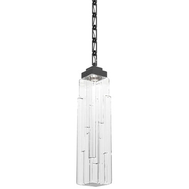 Ledgestone Rectangular Chain Pendant | Hammerton Studio at Lightology Ledgestone Rectangular Chain Pendant