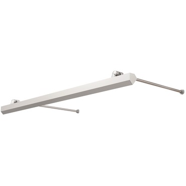 Angle Display Sign Feed Thru Stem | PureEdge Lighting at Lightology Angle Display Sign Feed Thru Stem