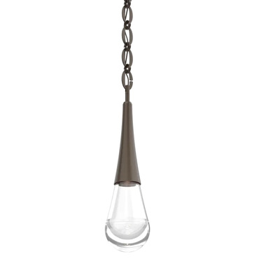 Raindrop Oval Chain Pendant | Hammerton Studio at Lightology Raindrop Oval Chain Pendant