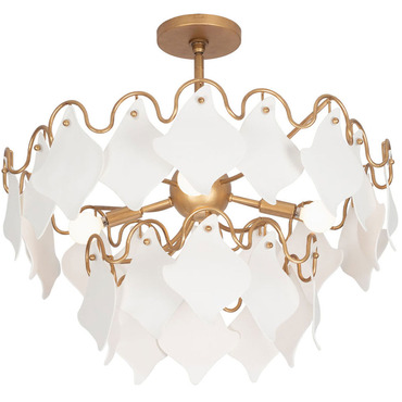Manta Pendant / Semi Flush Ceiling Light | Kalco at Lightology Manta Pendant / Semi Flush Ceiling Light
