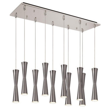 Robson Linear Multi Light Pendant | Kuzco Lighting at Lightology Robson Linear Multi Light Pendant