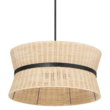Fairview Drum Pendant | Quorum at Lightology Fairview Drum Pendant