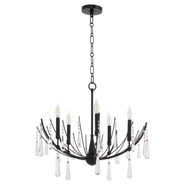 Eloise Chandelier | Quorum at Lightology Eloise Chandelier