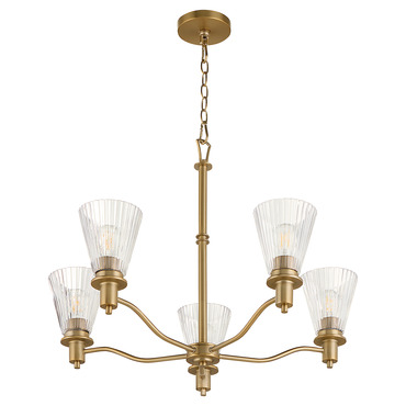 Lawton Chandelier | Quorum at Lightology Lawton Chandelier