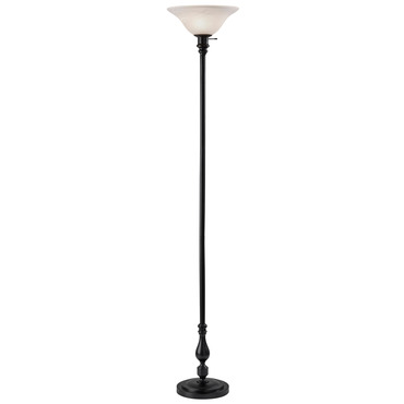 Claret Torchiere Floor Lamp