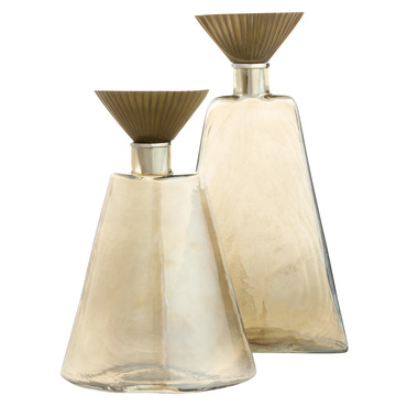 Mariah Decanters Set of 2 | Arteriors Home at Lightology Mariah Decanters Set of 2