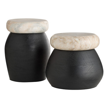 Noelle Containers Set of 2 | Arteriors Home at Lightology Noelle Containers Set of 2