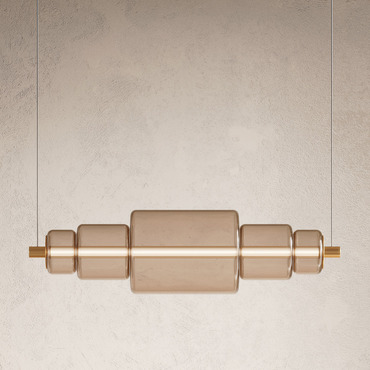 Emozione Horizontal Short Pendant | Fisionarte at Lightology Emozione Horizontal Short Pendant
