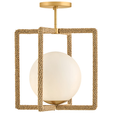 Keona Semi Flush Ceiling Light | Hinkley Lighting at Lightology Keona Semi Flush Ceiling Light