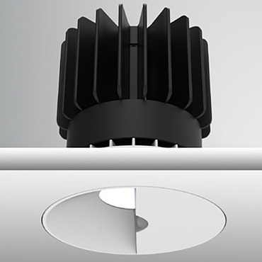 Luca 3.5 inch Round Trimless Wall Wash Downlight