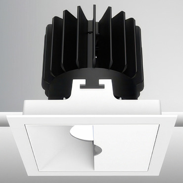Luca 3.5 inch Square Wall Wash Downlight with Trim