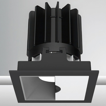 Luca 2.7 inch Square Wall Wash Downlight with Trim