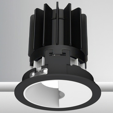 Luca 2.7 inch Round TruColor RGBTW 24V Wall Wash With Trim | PureEdge Lighting at Lightology Luca 2.7 inch Round TruColor RGBTW 24V Wall Wash With Trim