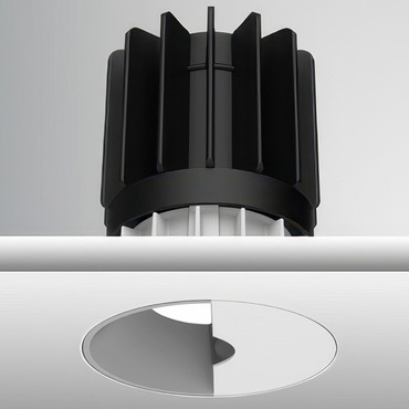 Luca 2.7 inch Round TruColor RGBTW 24V Trimless Wall Wash | PureEdge Lighting at Lightology Luca 2.7 inch Round TruColor RGBTW 24V Trimless Wall Wash